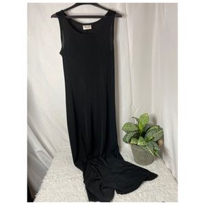 Black maxi dress- vintage.